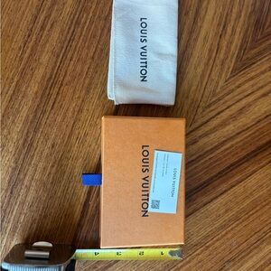Louis Vuitton Orange Box with Cream Pouch